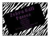 Zebra Hall Passes