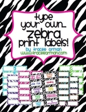 Zebra Labels You Can Customize & Edit Avery 5163 8163