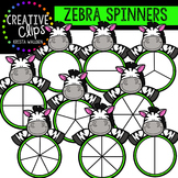 Zebra Spinners {Creative Clips Digital Clipart}