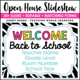 Zebra Back to School PowerPoint