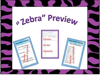 Zebra Short Story Analysis