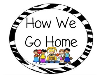 Preview of Zebra print how we go home chart