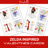 Zelda Inspired Valentines Day Cards Printable