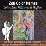 Zen Color Names - Middle School & High School Art Lesson -