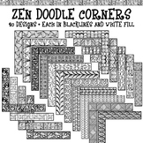 Doodle Borders - Zen Page Corners