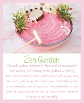 Preview of Zen Garden Information
