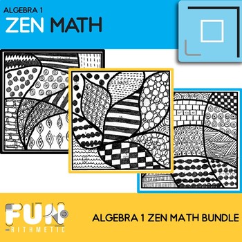 Preview of Zen Math Algebra 1 Bundle