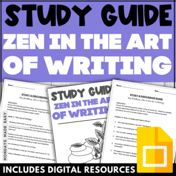 Preview of Zen in the Art of Writing - Narrative Essays by Ray Bradbury - Reading Questions