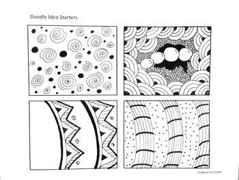 Zendoodle Sheets - Set 2 - Zendoodle designs for Elementary Students