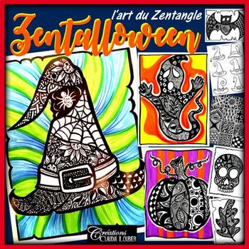 Preview of Zentalloween ! L'art du Zentangle - Halloween