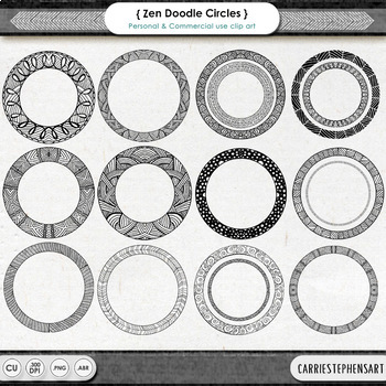 Download Circle Doodle Border Worksheets Teaching Resources Tpt