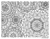 Zentangle Coloring Page: Mandala