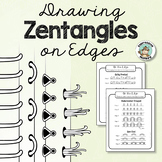 Designs on Edges • Step by Step Instructions • Doodle Drawing
