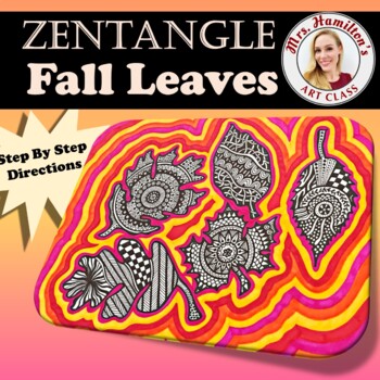 Preview of Zentangle Fall Leaves