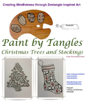 Zentangle Inspired Art Christmas Trees and Stockings