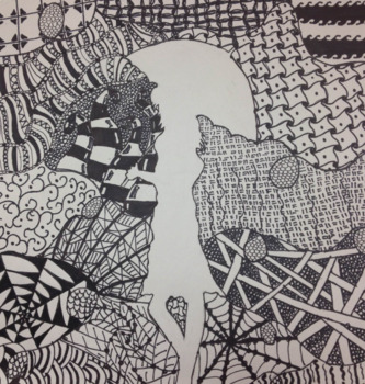 Preview of Zentangle Line Art Project