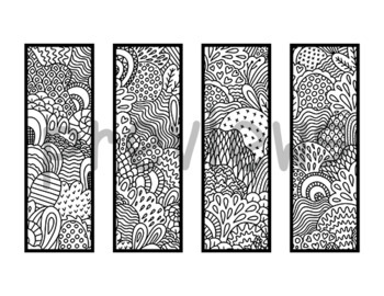 Mosaic Tile Patterns Coloring Bookmarks Geometric Coloring Printable  Bookmarks Relaxing Adult Coloring Page PDF Instant Download 