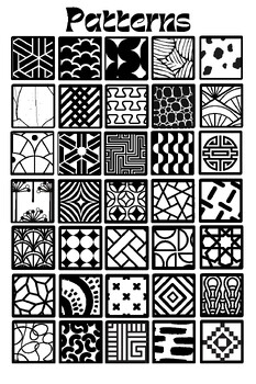 Zentangle Pattern Example Packet by Artwithmissko | TPT