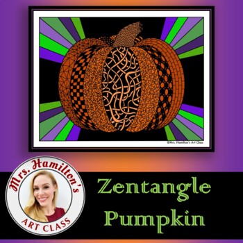 Preview of Zentangle Pumpkin