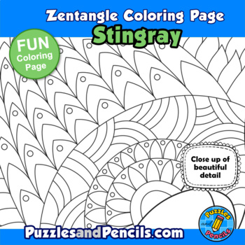 Stingray Coloring Pages 