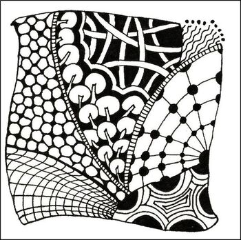 Zentangle Tiles project by Mrs Hedley and For Kids Books | TpT