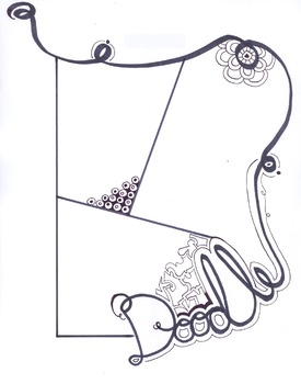 Preview of Zentangle/Doodle worksheet #2