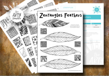 Preview of Zentangles Feathers