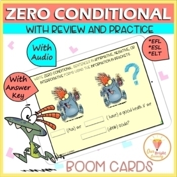 Preview of Zero Conditional |0 Conditional | BOOM Cards | Distance Learning