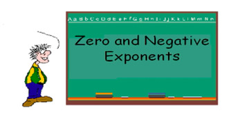 Preview of Zero & Negative Exponents