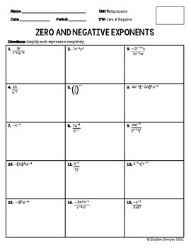 lesson 5 homework practice negative exponents course 3 chapter 1