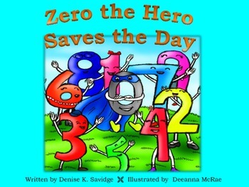 Preview of Zero the Hero Saves the Day - PDF Storybook