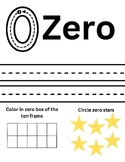 Zero to ten number tracing