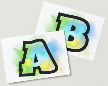 Preview of Zesty Watercolour Lettering Pack