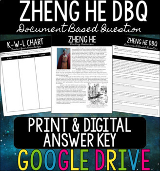 Preview of Zheng He DBQ - Print & Digital