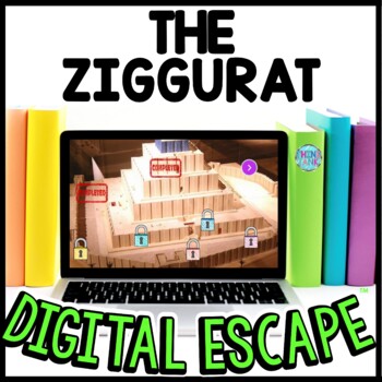 Preview of Ziggurats of Mesopotamia Interactive DIGITAL Escape Room Reading and Puzzles