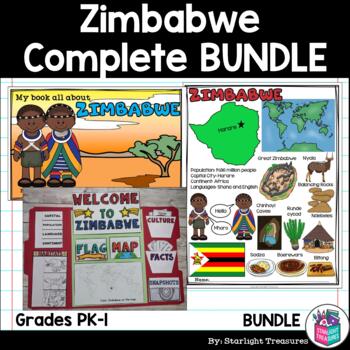 Zimbabwe Complete Country Study for Early Readers - Complete Country Bundle