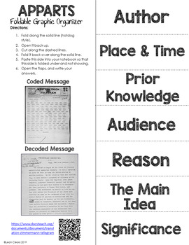 Zimmerman Telegram Primary Source Lesson By Leah Cleary TpT   Original 1720989 2 