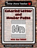 Zinnia - Flowers - Coloring Letter and Number 0 - 10 (37 P