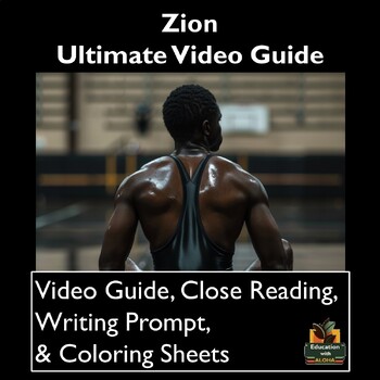 Preview of Zion Movie Guide Activities: Worksheets, Reading, Coloring, & more! 