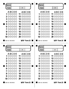 zipgrade answer sheets 4 page by johnny cataffo tpt