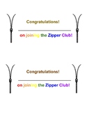 Zipper Club Certificates