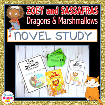 Preview of Zoey and Sassafras : Dragons & Marshmallows Novel Study Unit