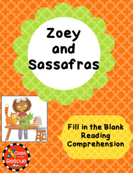 Preview of Zoey and Sassafras Dragons and Marshmallows Fill in the Blanks Activity