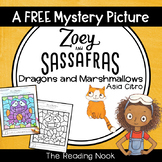 Free Zoey and Sassafras Color-by-Character Picture