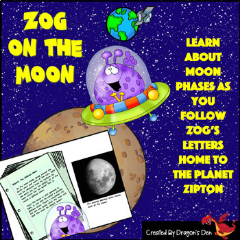 Preview of Moon Phases Story Unit and Activities plus Easel for 2nd and 3rd grade