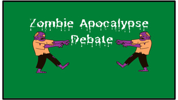 Preview of Zombie Apocalypse Debate