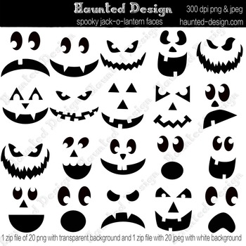 cool pumpkin face templates