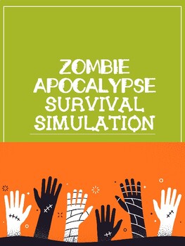 Preview of Zombie Apocalypse Simulation Unit (Decision Making, Writing, STEM, and Math)