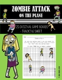 Zombie Attack Coordinate Plane Plotting Points Game