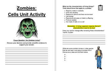 Preview of Zombie: Cells Unit Activity
